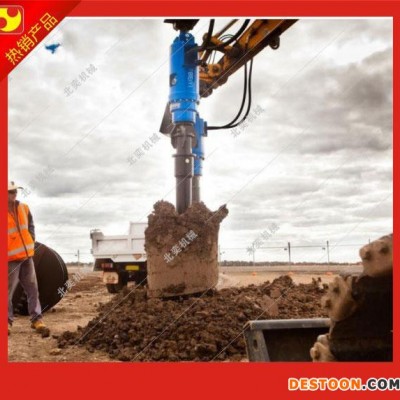 北奕機(jī)械 天津太陽能光伏支架專用打樁機(jī)