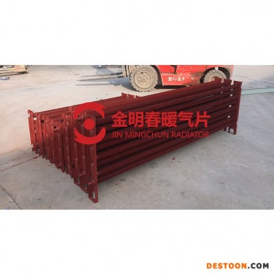 金明春  D76-4-4 工業翅片管系列散熱器型號 冀州金明春暖氣片 翅片管系列散熱器生產廠家