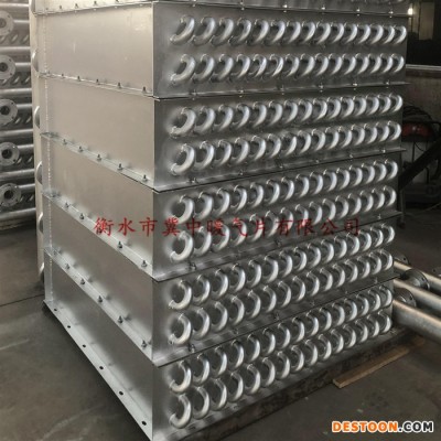 冀中翅片管換熱器 烘干設備用翅片散熱器 蒸汽翅片管換熱器 不銹鋼交換器廠家供應