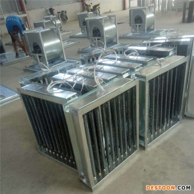 陜西鋼片散熱器 電加熱器 空氣加熱器 翹片管散熱器定做價格