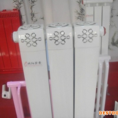 暖氣片廠家 家用銅鋁復(fù)合大水道80*80壁掛式水暖裝飾型散熱器暖 冀州歐陽莎普