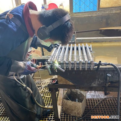 金明春a型工業光排管暖氣片散熱器加工定制 a型光排管暖氣片
