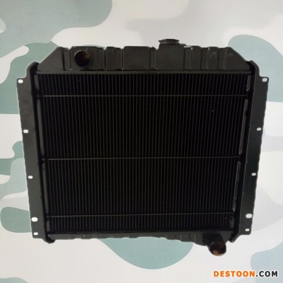 東風EQ240 EQ2082E6D軍車越野車配件發動機散熱器總成1301E03-010