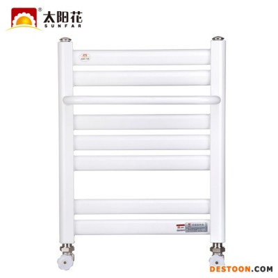 供應(yīng)太陽(yáng)花暖氣片散熱器 暖氣家用廚房衛(wèi)生間專用衛(wèi)浴背簍適配面積5㎡