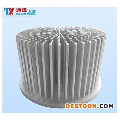可替代型材散熱的冷鍛產品，大功率，高性能，30W天花燈散熱器5
