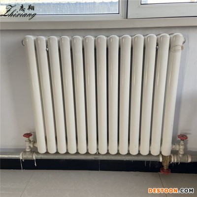 志翔 鋼管柱式散熱器 鋼二柱散熱器 鋼制二柱型暖氣片規(guī)格