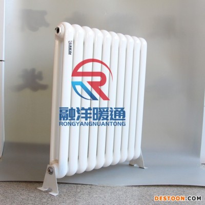 ** 專業(yè)定做 鋼制橢圓二柱散熱器 鋼二柱散熱器廠家 鋼制圓二柱工程供應(yīng)批發(fā)零售暖氣片