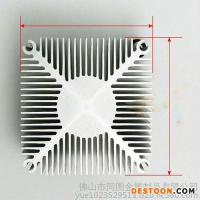 **CPU散熱器鋁型材 CPU散熱器鋁合金 來圖開模定制
