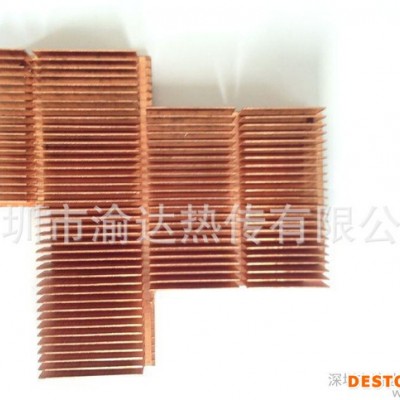 生產(chǎn)銷售鏟齒鏟片銅散熱器 鏟齒散熱器