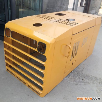 定做龍工濰柴WED615發動機 鏟車后機罩總成水箱散熱器 龍工鏟車機罩總成