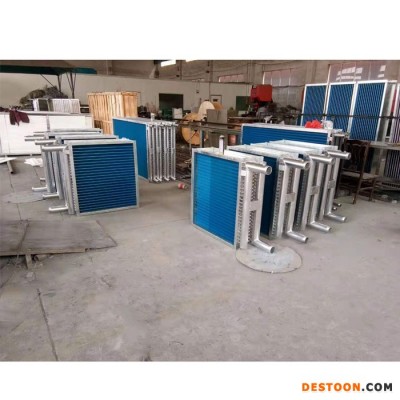 慧欣TLS型銅管串親水鋁箔翅片表冷器   串片式表冷器  噴漆散熱器