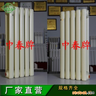 中春 GZ204 鋼二柱散熱器   鋼二柱價格 鋼二柱散熱量 5025鋼二柱散熱器