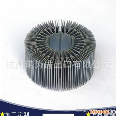 鋁合金散熱器 工業(yè)型材  高密齒太陽花散熱器鋁材 散熱器外殼鋁材