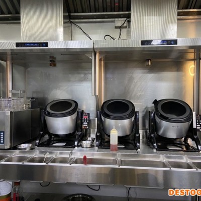 小菜一碟E8E 商用炸爐臺式升降炸爐 炒菜機好拍檔