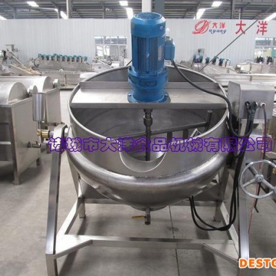 JCG600L型電加熱夾層鍋炒菜機