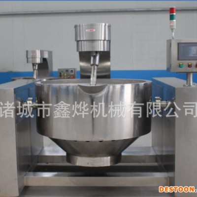 大型全自動炒菜機 燃氣加熱行星攪拌自動攪拌炒菜機鑫燁直銷