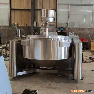 星科 全自動電加熱行星攪拌炒鍋 300型食堂燃氣行星炒菜機 網紅奶棗餡料炒料機械廠家