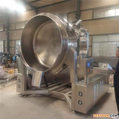 眾惠500L 辣椒醬炒鍋香菇肉醬攪拌炒料機食堂炒菜機全自動電磁加熱行星炒鍋