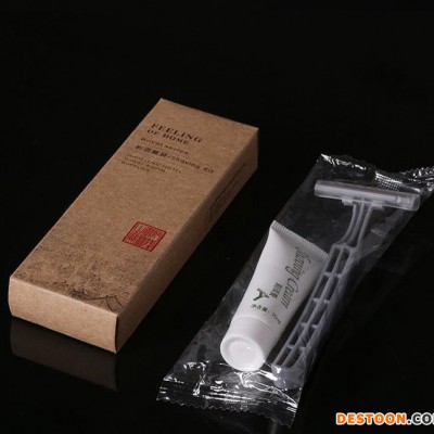 酒店一次性剃須刀套裝 賓館客房用品有償刮胡刀整箱包郵
