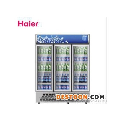 Haier/海爾超大容量立式三門保鮮柜冷藏柜展示柜超市飲料柜冷飲柜