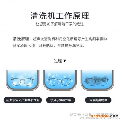愛(ài)克米mk-181 假牙超聲波清洗機(jī)家用眼鏡手表超聲波清洗器設(shè)備