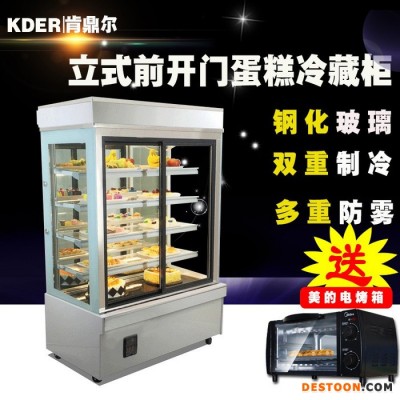 KDER肯鼎爾XN-L431K 蛋糕柜廠家 立式直角前開門蛋糕冷藏展示柜 西點甜品保鮮柜 風冷 大理石 商用冰柜