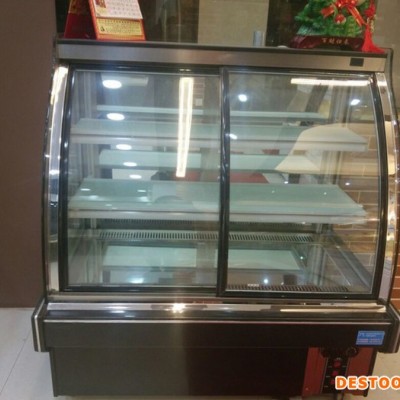 瑞克斯達QG-1200 后開門圓弧蛋糕柜壽司面包展示柜慕斯保鮮柜商用冷藏冰柜風冷無霜展示柜
