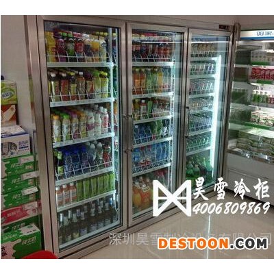 深圳哪有賣水果保鮮柜/飲料展示柜/水果風幕柜（昊雪冷柜）廠家