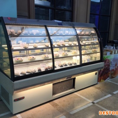 易同人YTR-DG05蛋糕展示柜廠家蛋糕柜冷藏熟食壽司甜點柜冷藏柜水果保鮮柜直角圓弧蛋糕柜前后開門蛋糕柜臺式廠家