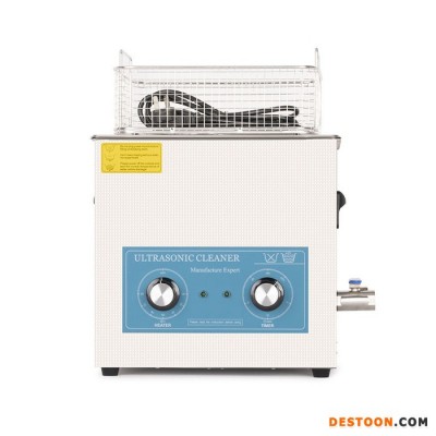 得康超聲DK-410HT 五金零件配件 實(shí)驗(yàn)室 超聲波清洗機(jī)10L 源頭廠家  支持貼牌定制