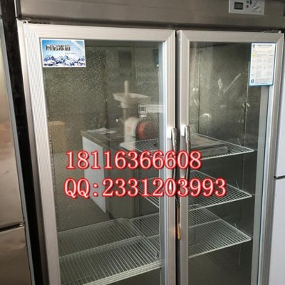 銀都大二門展示柜四門陳列柜商用冰箱冷藏保鮮柜JBL0623上海包郵