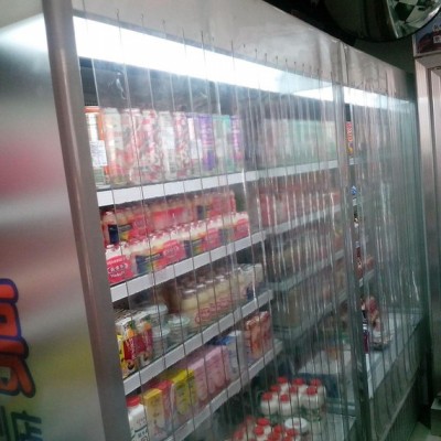 專業(yè)訂做 保鮮柜軟門(mén)簾 pvc塑料門(mén)簾透明隔熱 保溫空調(diào)門(mén)簾