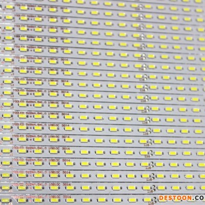 定制3014/4014/2835面板燈硬燈條集成吊頂led貼片平板燈光源燈條 LED硬燈條