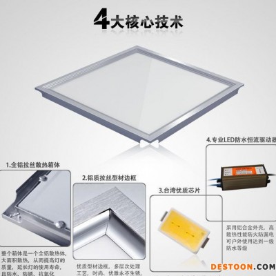歐派集成吊頂led方燈 300*300節能導光護眼led平板方燈