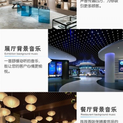 HE KS-809B吸頂喇叭套裝背景音樂功放天花吊頂廣播音響音箱