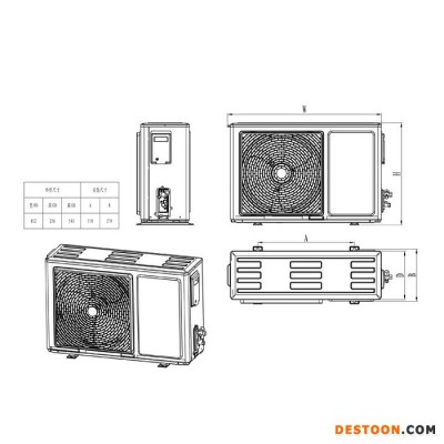志高DKFRFN-3BP暖風機  熱風機  暖風機組  變頻暖風機  家用暖風機 電暖風機 冬天取暖 夏天制冷 一機多用