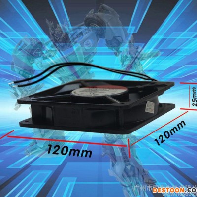 散熱風扇 含油 12025SL 12cm 220V 軸流風機 排風扇 工業防火風扇