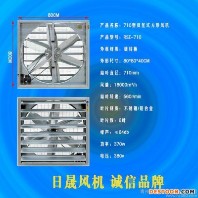 供應(yīng)710型重錘式負(fù)壓風(fēng)機(jī) 800*800*400 方形皮帶式排風(fēng)扇  畜牧風(fēng)機(jī) 工業(yè)風(fēng)扇