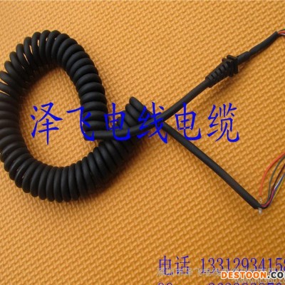 按摩椅彈簧線,頭插頭線,ul螺旋線,按摩螺旋線,美標螺旋線,多芯按幕