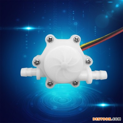 賽盛爾凈水機小型塑料FDA流量計  凈水器FDA流量計  飲水機流量計FDA傳感器