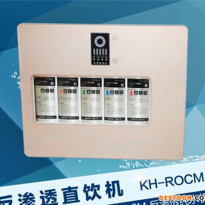 直銷 廚房凈水器 家用直飲機 無水 RO反滲透純水機12升