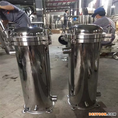 RO反滲透過濾凈水器 龐氏規(guī)格定制 袋式過濾器  高壓?jiǎn)未竭^濾器