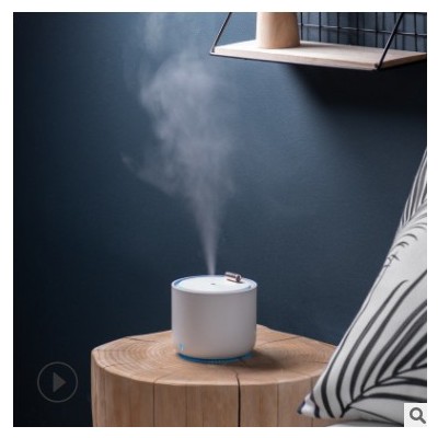 迷你加濕器usb個性創意禮品家用臥室桌面增濕器七彩氛圍夜燈H04