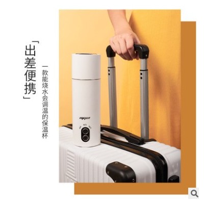 蒙得電熱水杯小型便攜式加熱旅行燒水多功能迷你養(yǎng)生電燉杯禮品