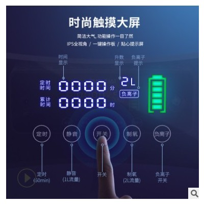 高原制氧機便攜式氧氣機高濃度90以上雙人吸氧機帶電池戶外制氧機