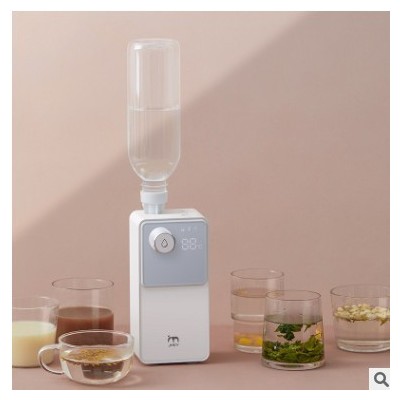 小米有品集米小魔方迷你即熱飲水機M2家用臺式桌面口袋便攜熱水器