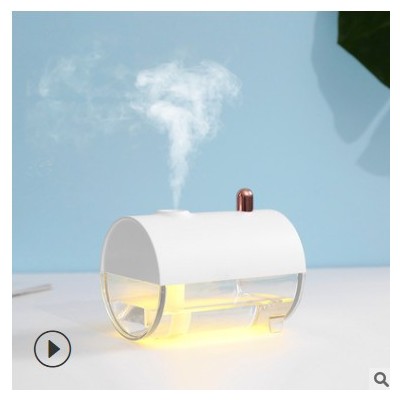 新款小艇加濕器 usb迷你小型香薰機空氣加濕器家用辦公空氣霧化器