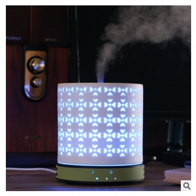 廠家直銷陶瓷香薰加濕器 靜音200毫升usb霧化器加濕斷電保護(hù)