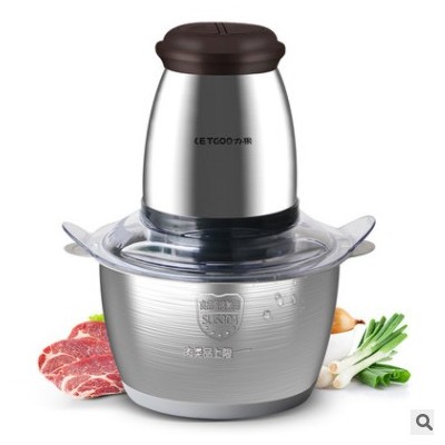 LETGOO力果 全鋼絞肉機家用電動大容量2.2L商用小型 電動碎肉機
