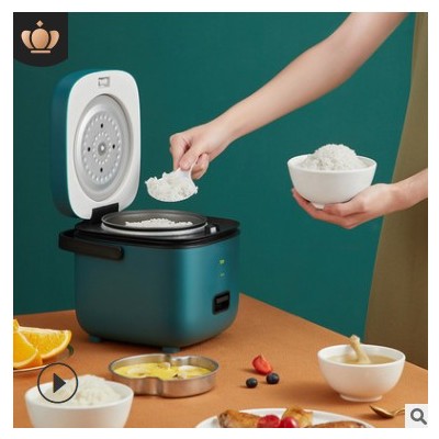 一件代發(fā)迷你電飯煲1-2人小型電飯鍋家用家電跨境禮品rice cooker